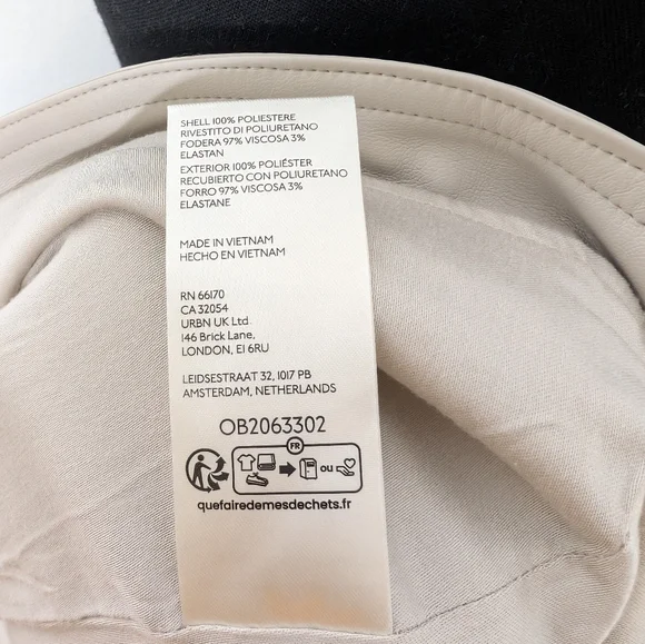 💘 Anthro Pilcro Faux-Leather Scoop-Neck Shift Mini Dress - Picture 8 of 9